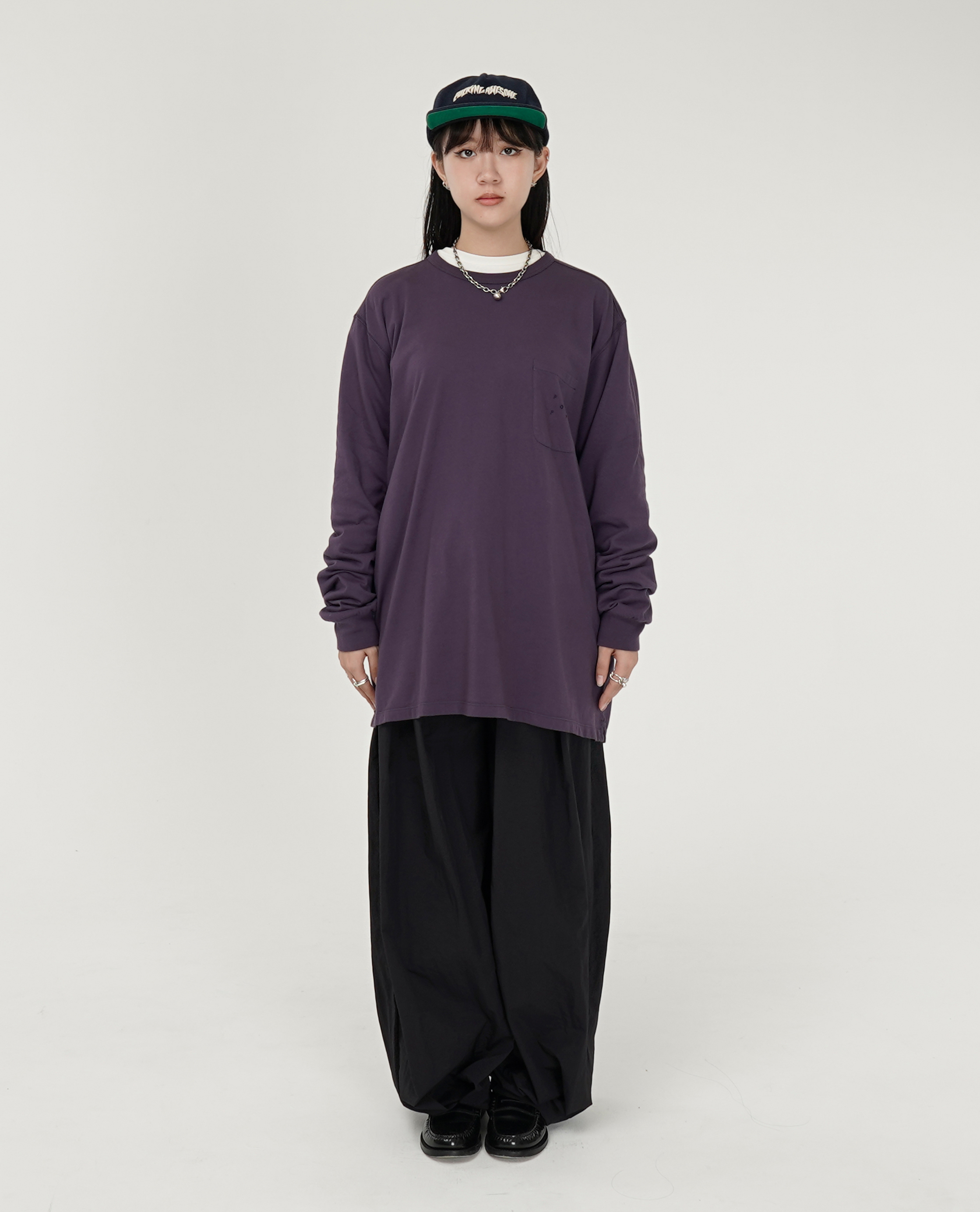 POP TRADING COMPANY Pop Pocket Longsleeve T-Shirt - 24FW