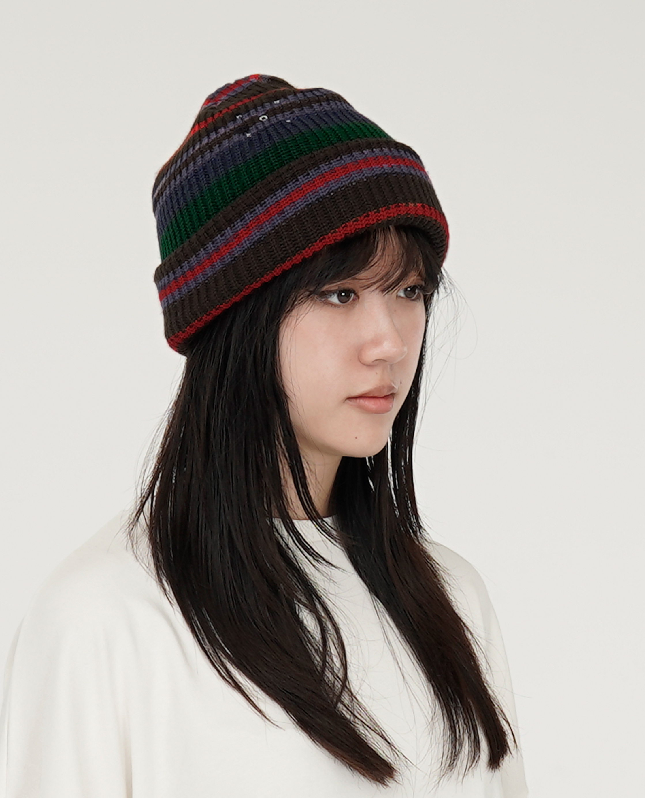 POP TRADING COMPANY Pop Striped Beanie - 24FW