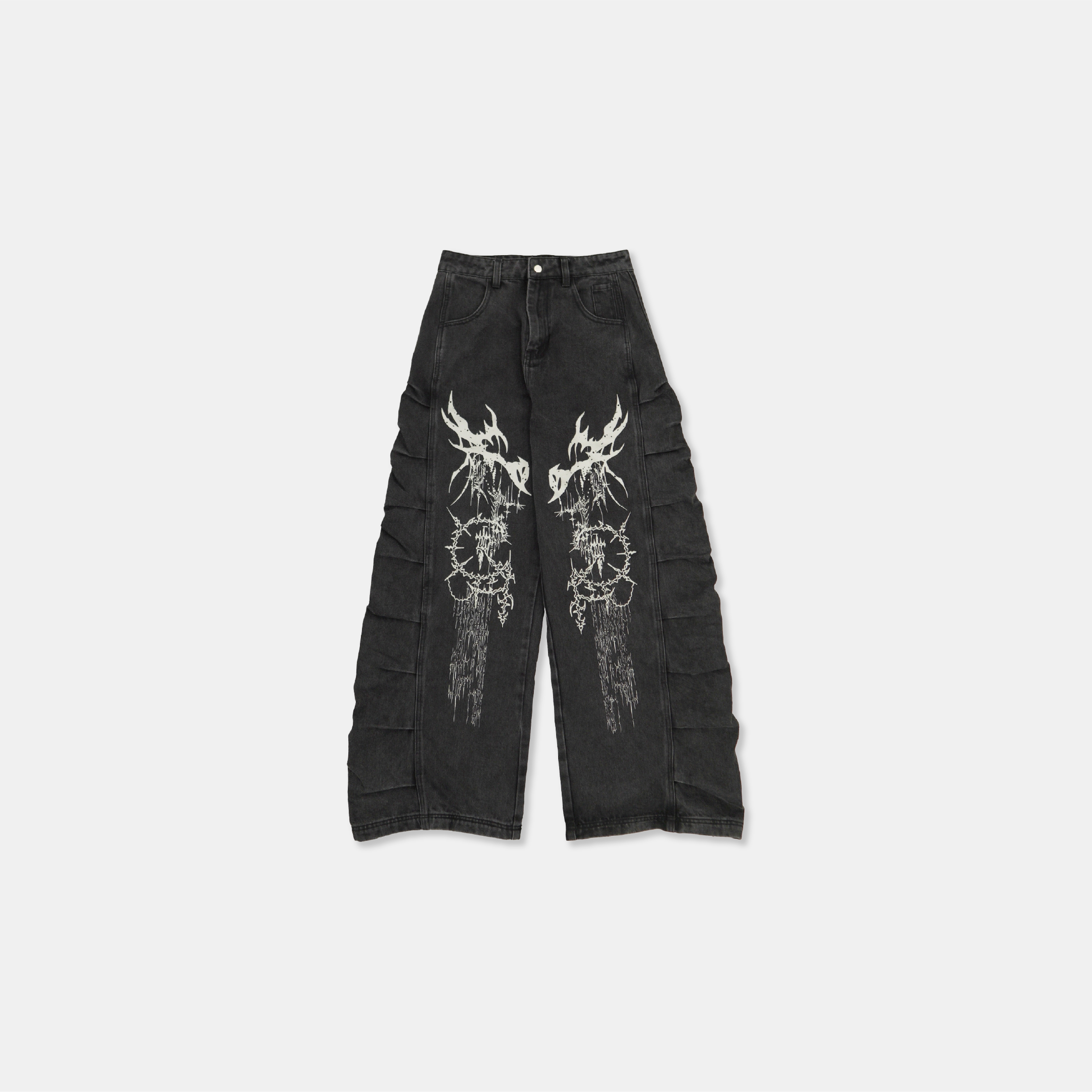 WBI 24SS EPD-01 WBI Black Denim Scimitar Spinal Pants
