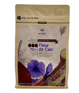 [ 頂級巧克力 ]法國CACAO BARRY  70%花郜苦甜調溫巧克力 (鈕扣型)