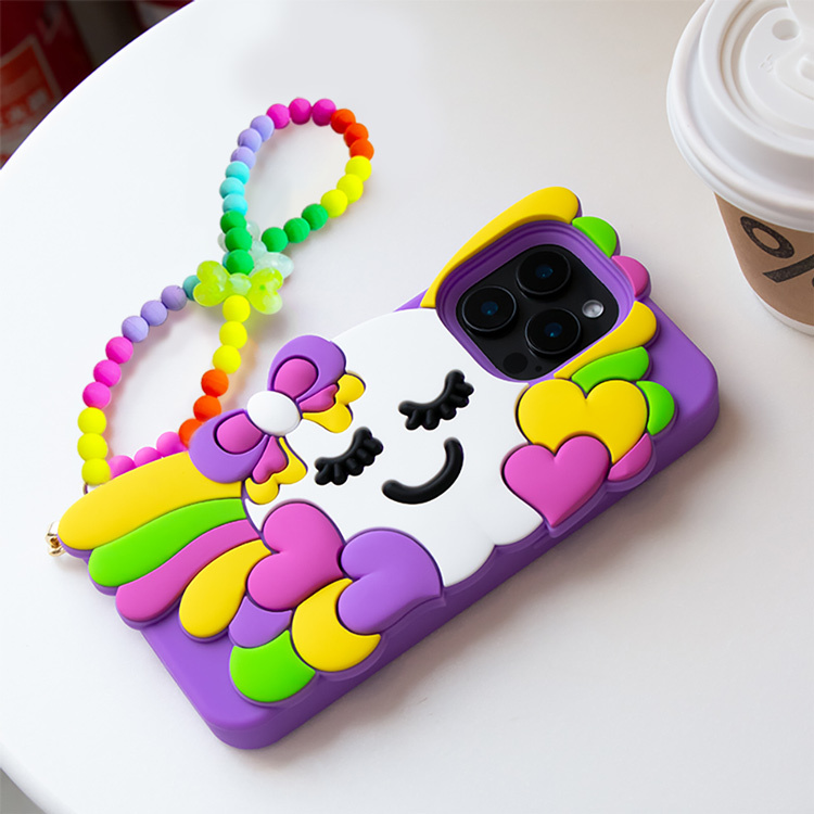 Candies iPhone 16 Pro Max - 繽紛蝴蝶結睡寶(紫)