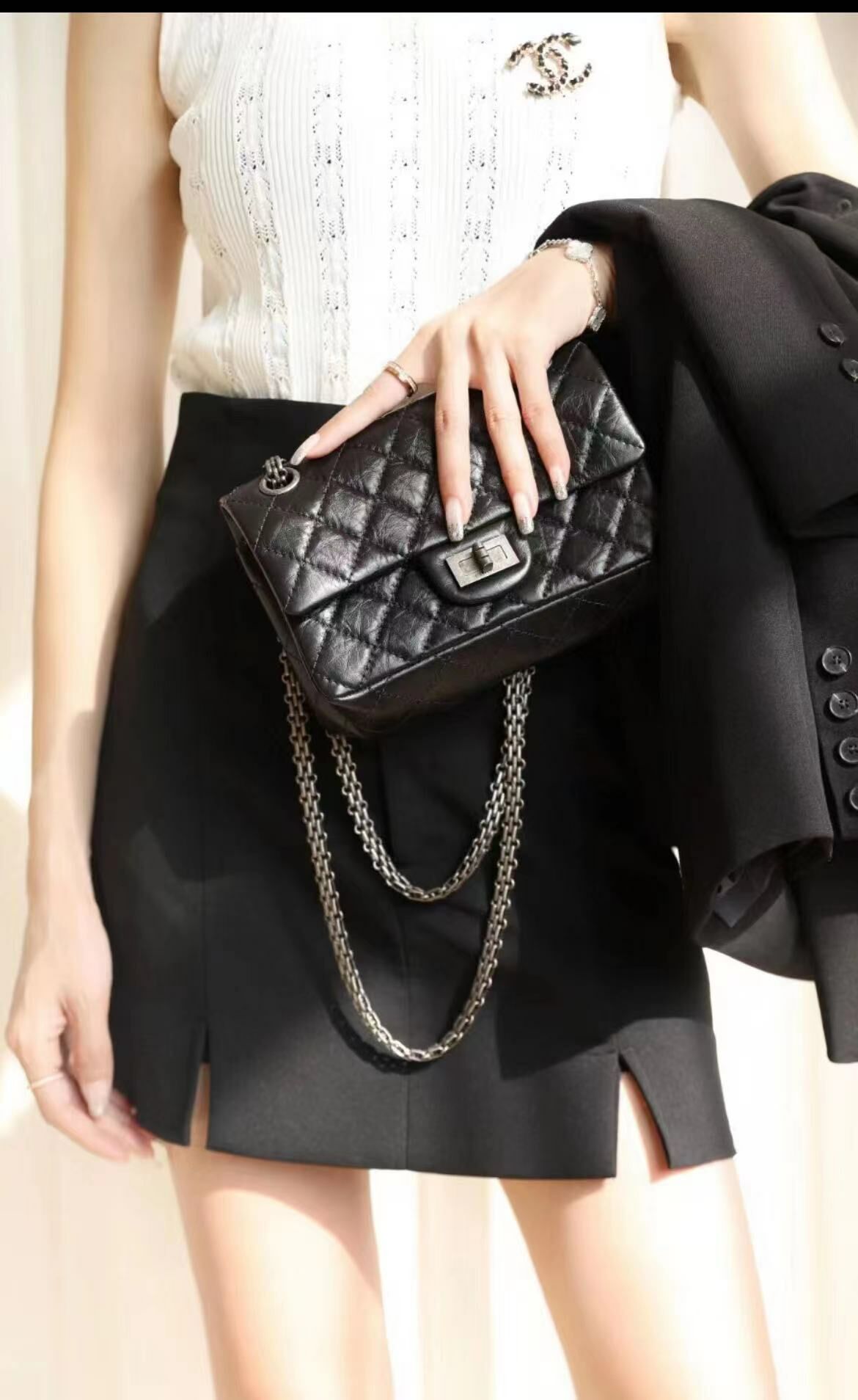 Chanel 2.55 mini cf -M