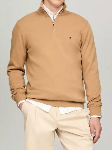 【現貨】Tommy Hilfiger L1122111 男裝半拉鏈長袖上衣