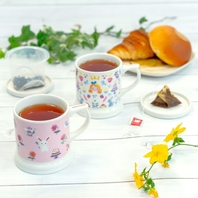 日本 Karel Čapek 山田詩子-紅茶愛好者茶杯(兔子茶時光、花園艾莉絲)