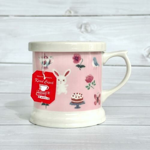 日本 Karel Čapek 山田詩子-紅茶愛好者茶杯(兔子茶時光、花園艾莉絲)
