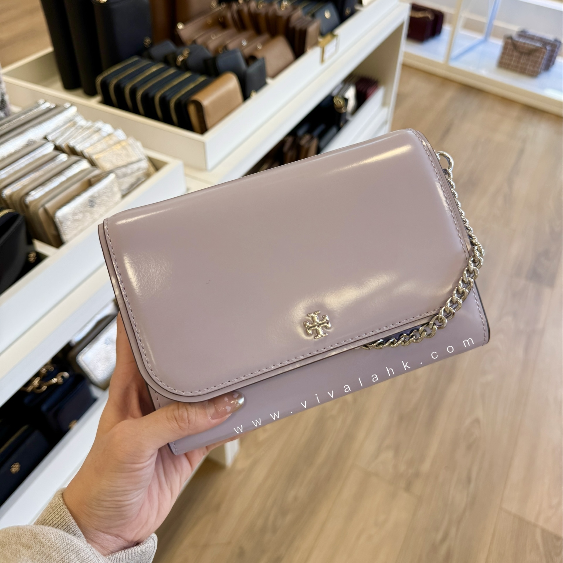 Tory Burch - Emerson 銀包斜孭袋 (光面皮) (139427)