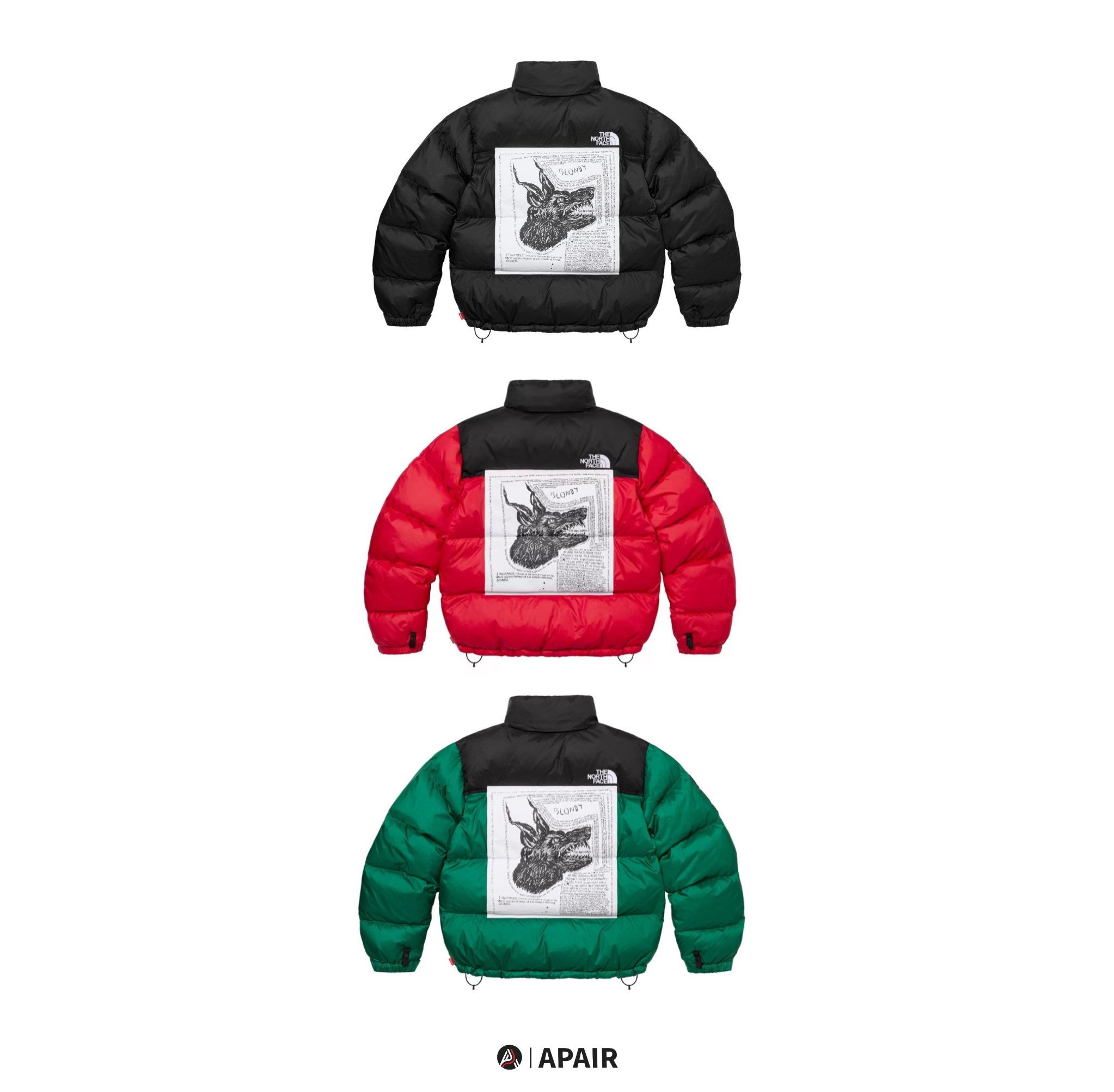 【APAIR】預購 Supreme x THE NORTH FACE 聯名 FW24 WEEK9 Nuptse Jacket logo