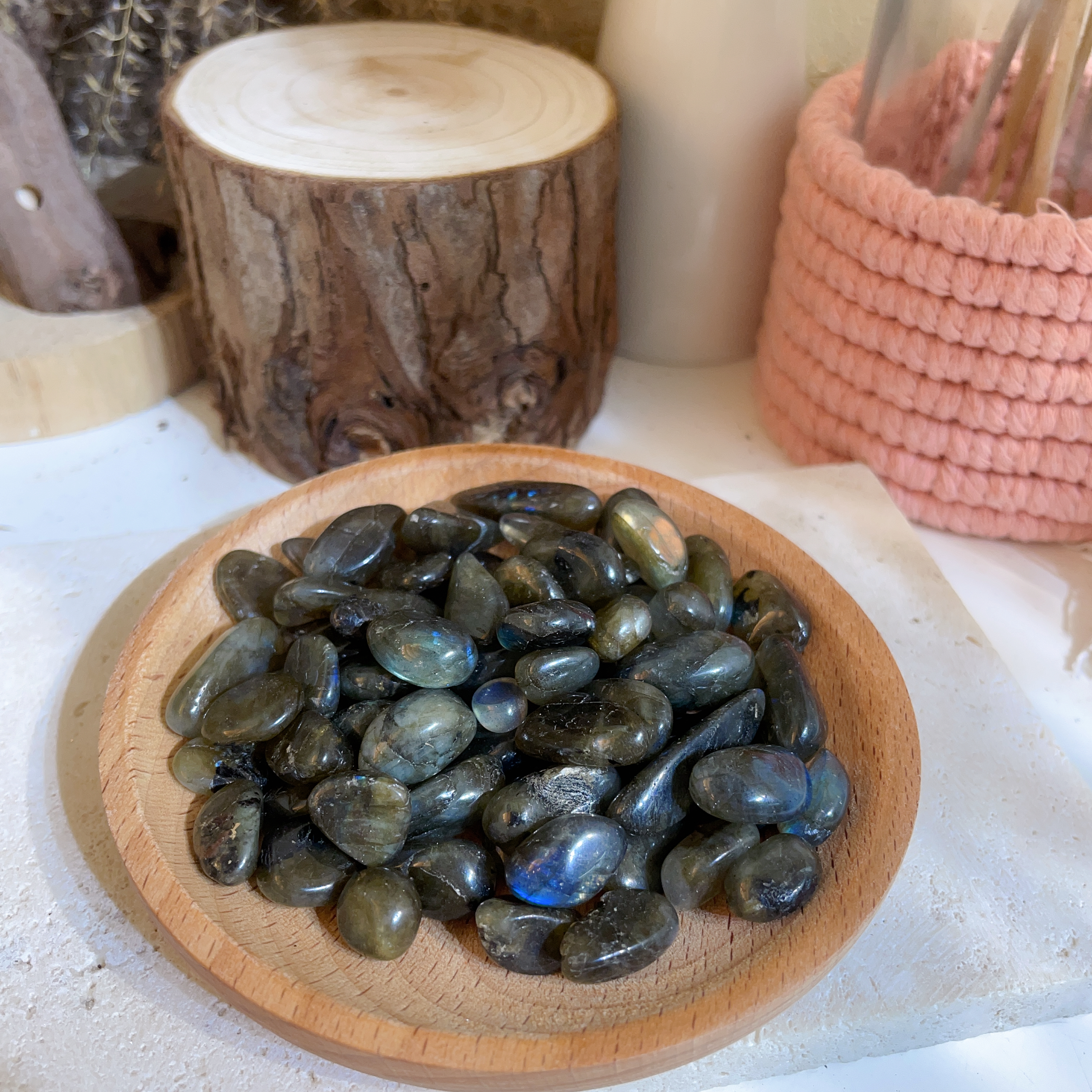 灰月亮碎石 100g