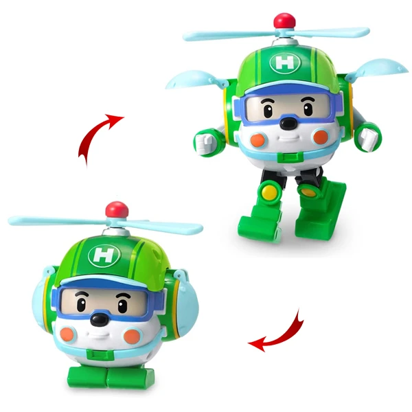 《 POLI 波力 》 赫利 BABE 4吋變形車