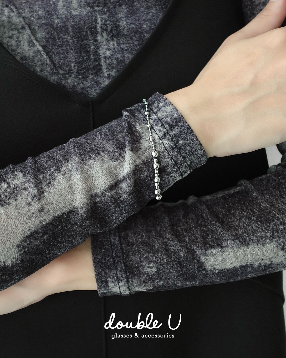 靜謐時光・鋼飾手鍊 (EHX10119)