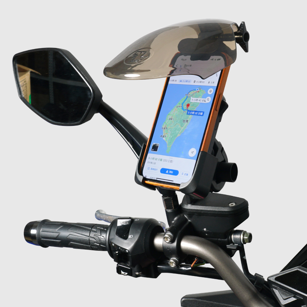 XILLA｜快取式手機架&遮陽罩【裸把/後照鏡款】