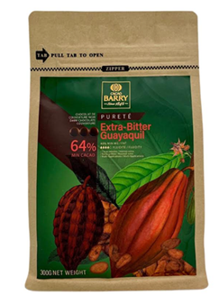 [ 頂級巧克力 ]法國CACAO BARRY 64%瓜瓦基爾濃純調溫巧克力  (鈕扣型)