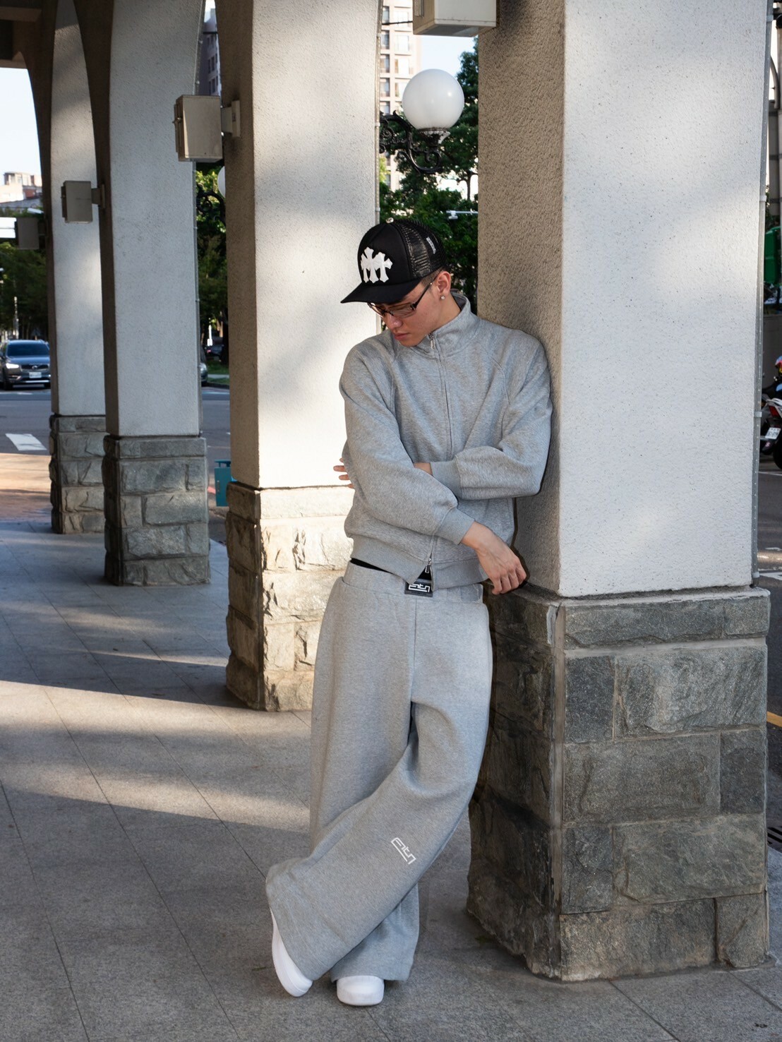 ATONE STUDIO 百搭彎刀重磅棉長褲 寬褲 “SUPER HEAVYWEIGHT BAGGY SWEATPANTS”