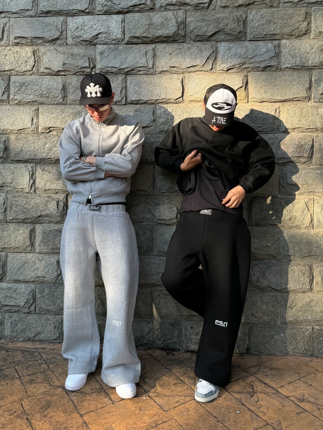 ATONE STUDIO 百搭彎刀重磅棉長褲 寬褲 “SUPER HEAVYWEIGHT BAGGY SWEATPANTS”
