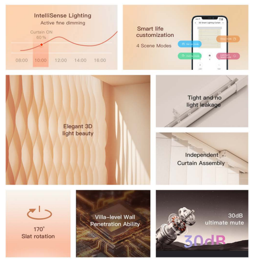 ORVIBO 超靜音智能夢幻簾電機