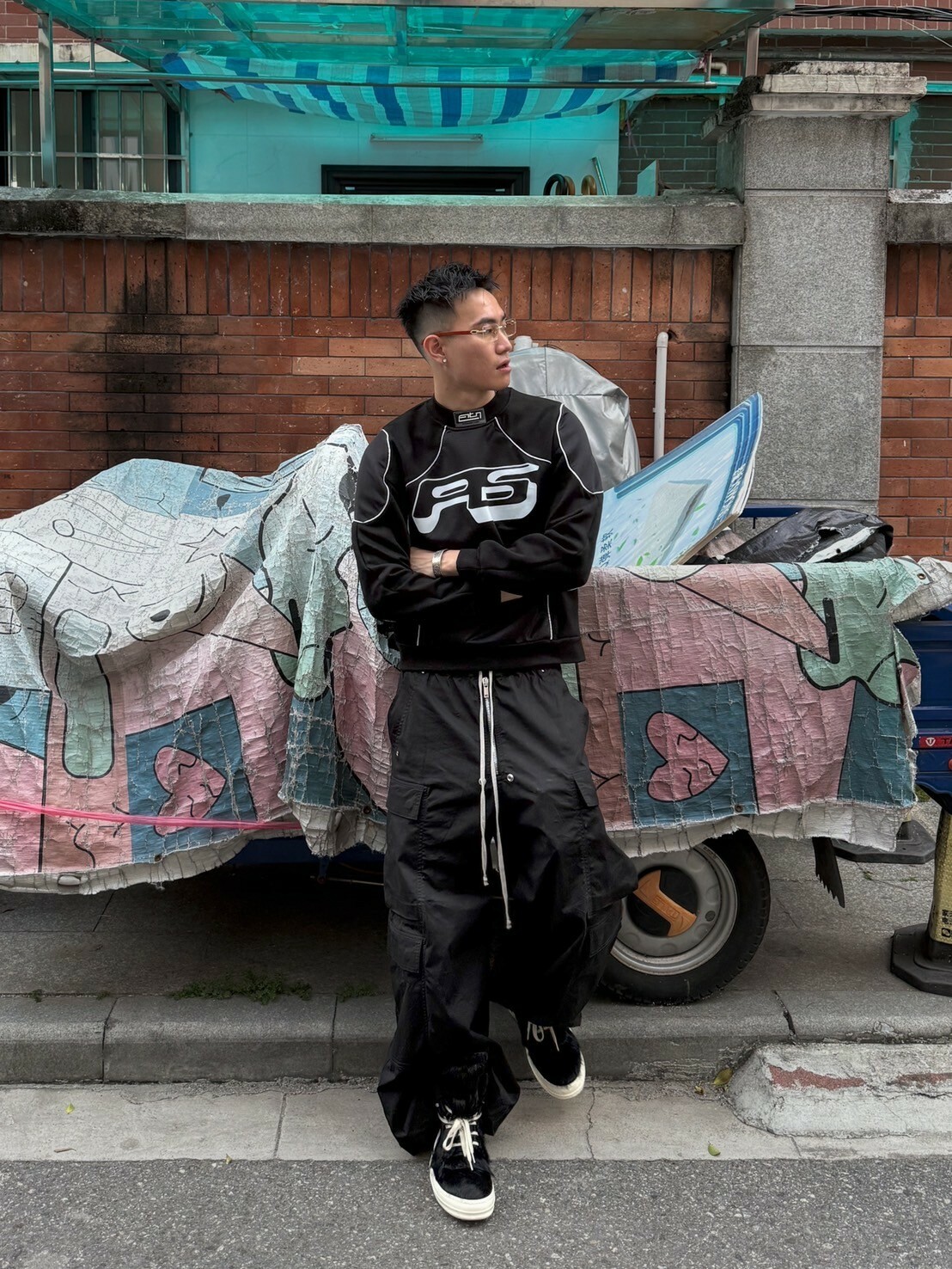 ATONE STUDIO “AS” 網眼拼接太空棉球衣 衛衣 COZY HEAVYWEIGHT SWEATER