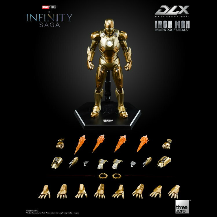 [訂金] Threezero : Marvel Studios The Infinity Saga DLX 鐵甲奇俠 Mark 21