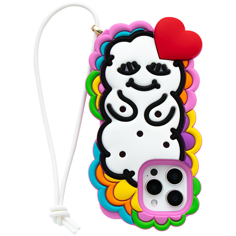 Candies iPhone 16 Pro Max - 繽紛綻放睡寶(愛心紅)