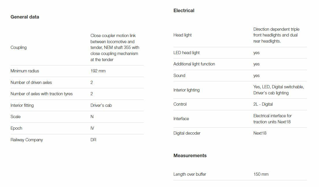 Fleischmann 714571 N規 01 2226-7, DR 數位音效蒸汽車