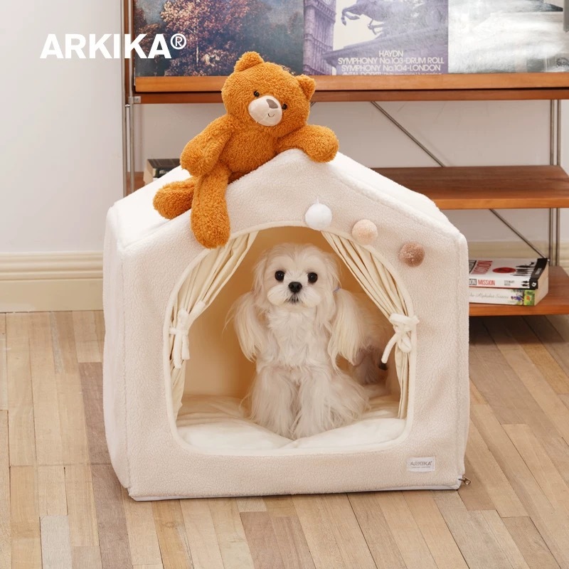 ARKIKA宠物窝 小熊趣味帐篷屋 54*52*40cm