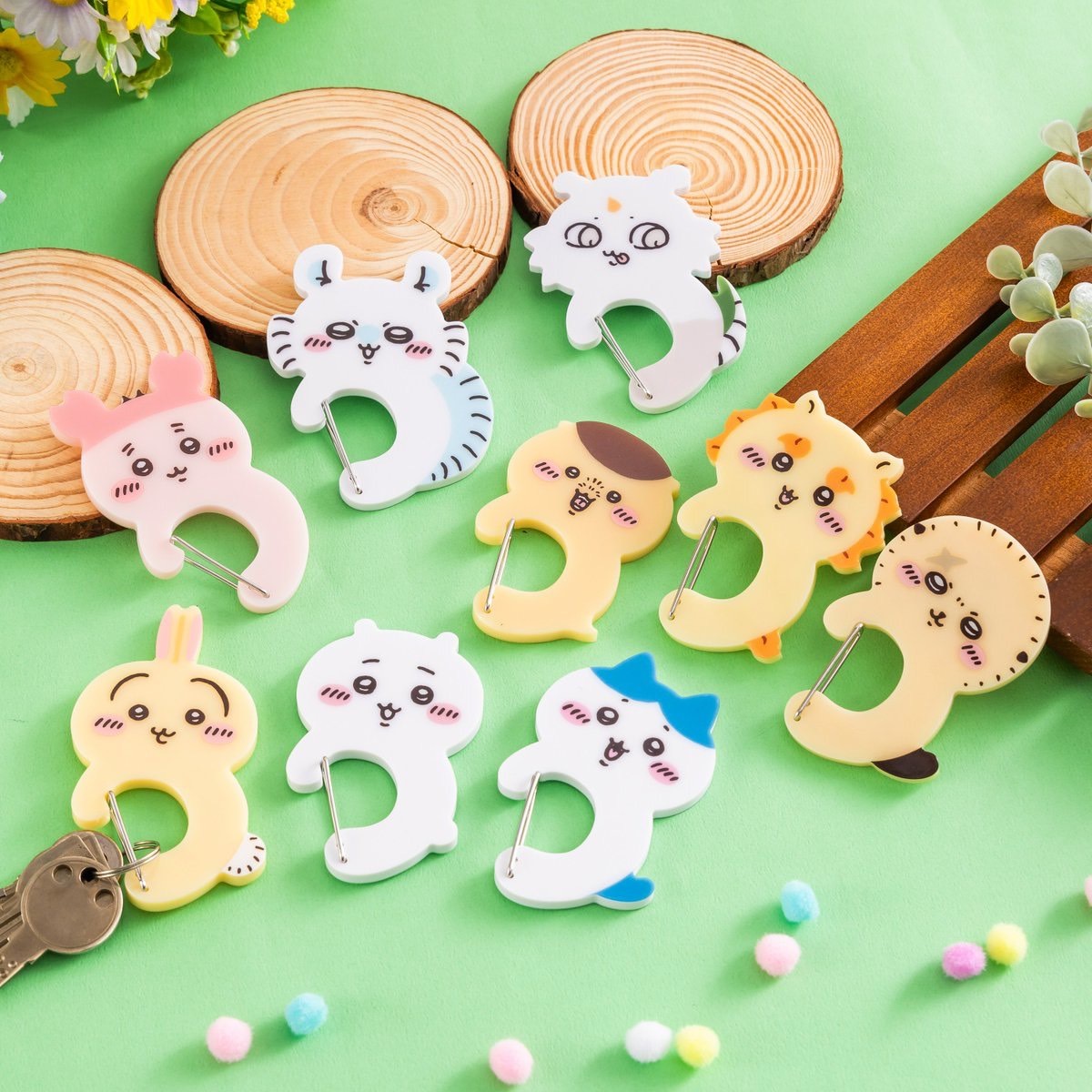 KTQ STORE ‧ 日本 Chiikawa 吉伊卡哇 壓克力登山扣 鑰匙圈