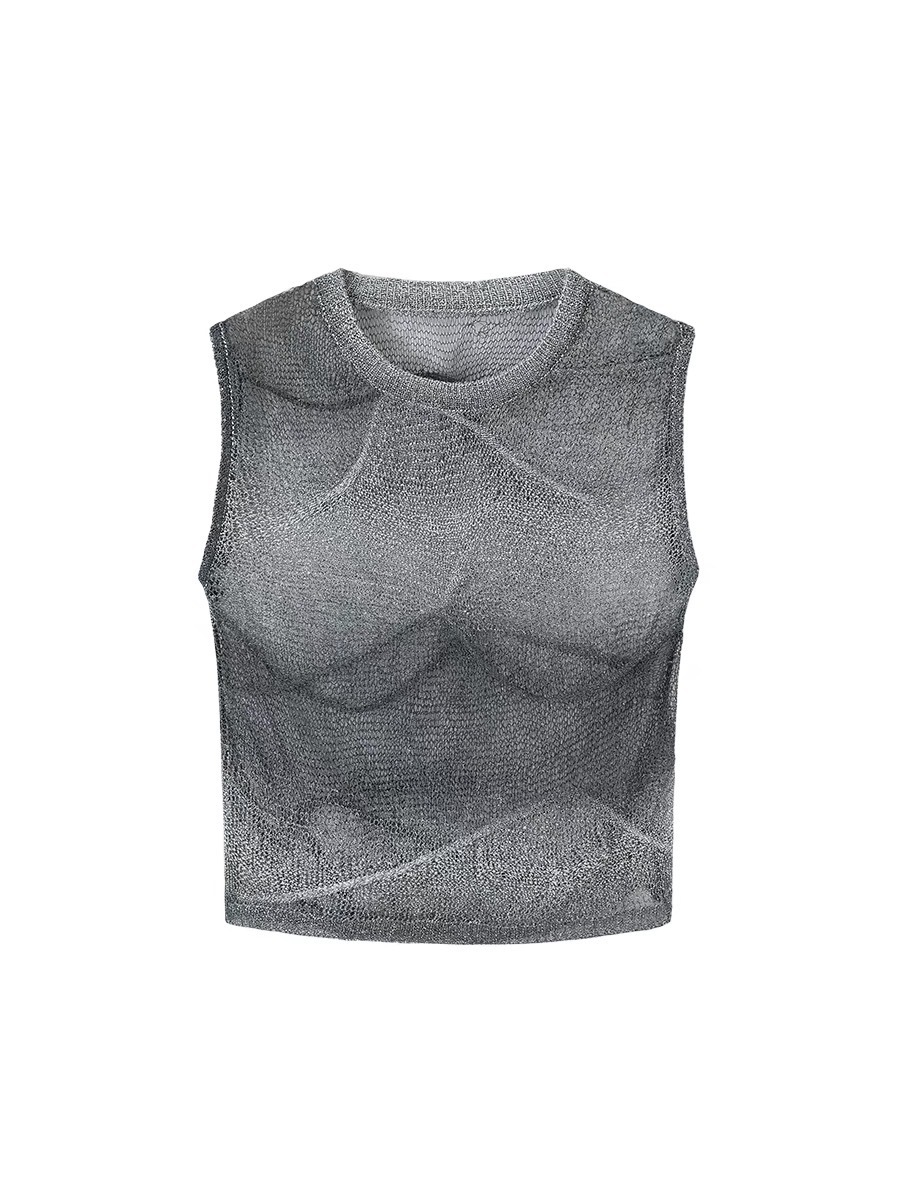 CONP 樹影漸變針織上衣