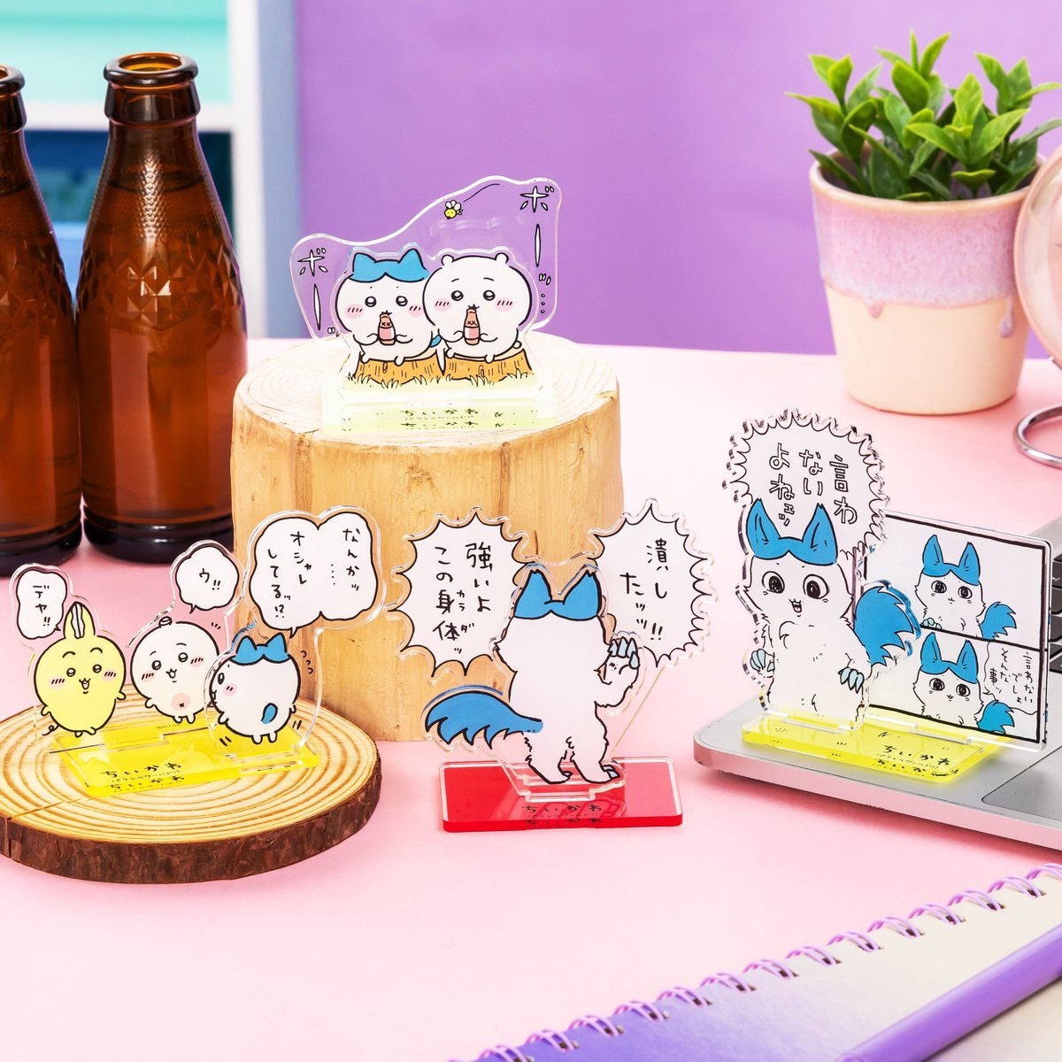 iSNEAKERS｜ 日本 Chiikawa 吉伊卡哇 平行世界周邊 壓克力鑰匙圈 立牌 束口袋 貼紙 盲盒