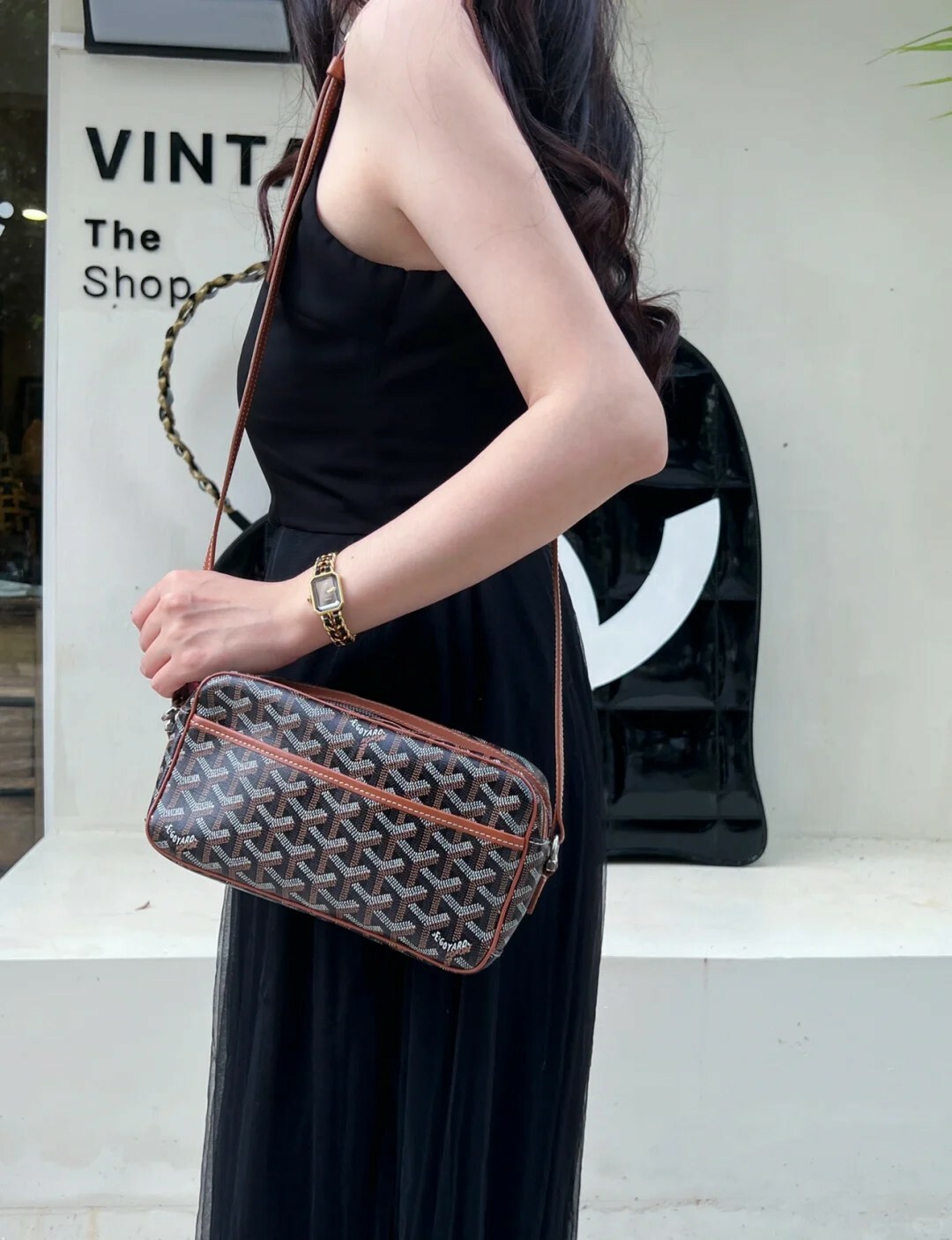 Goyard CAP-VERT 相機包