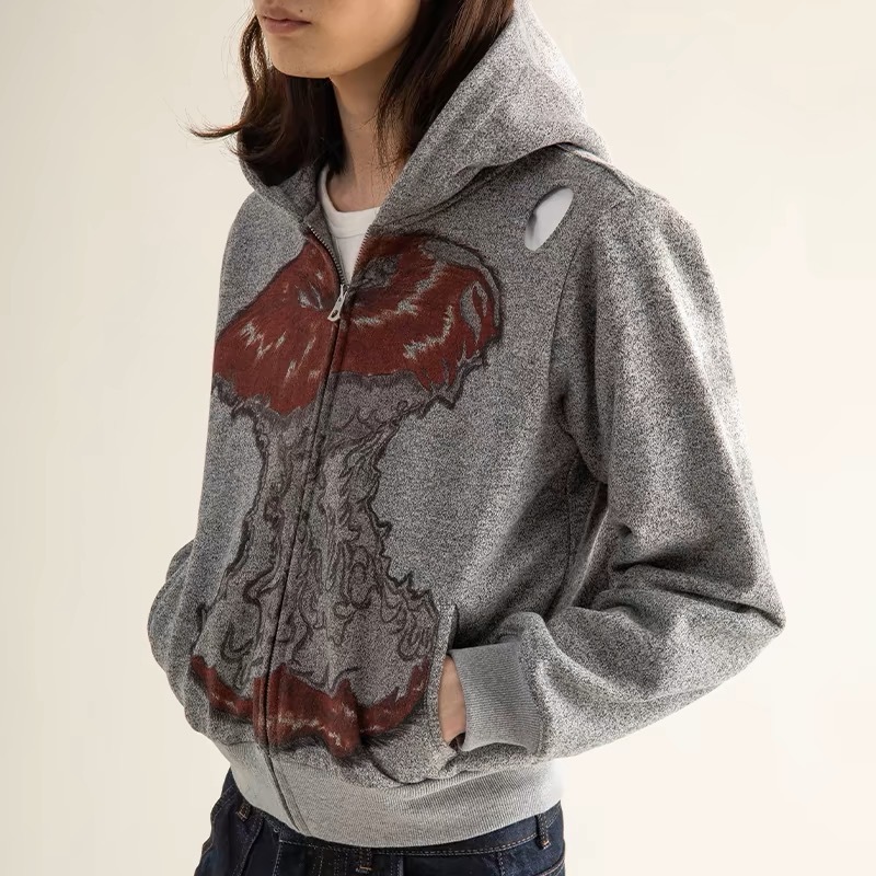 CONP 蘋果加絨短衛衣