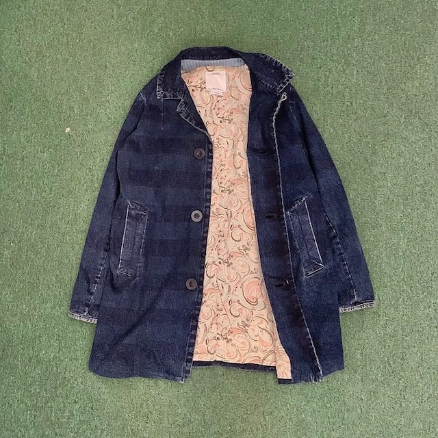 最後價格 LAST PRICE SALE: VISVIM MIES COAT INDIGO BORDER - SIZE 1 IN STOCK NOW (現貨發售中)