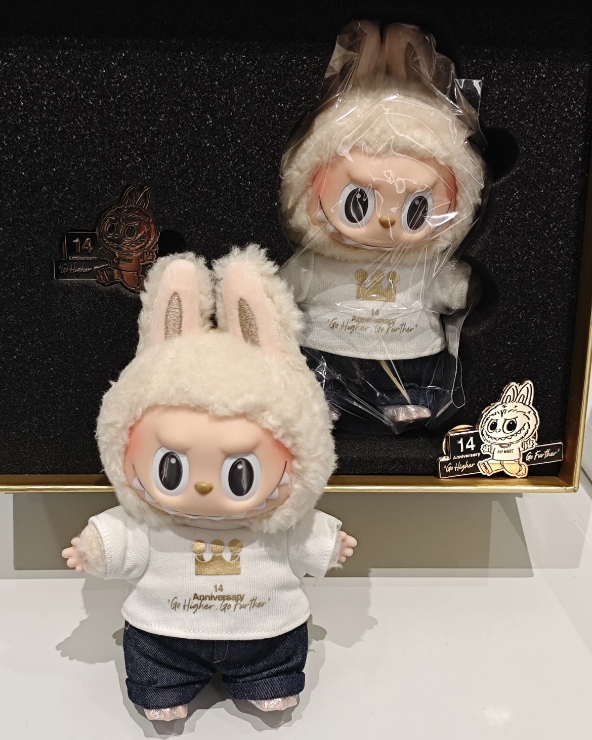 泡泡瑪特 14週年 員工限定 白金禮盒 Labubu POPMART