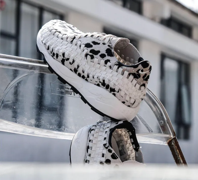 NIKE FOOTSCAPE WOVEN “Sail and Black” 乳牛 編織