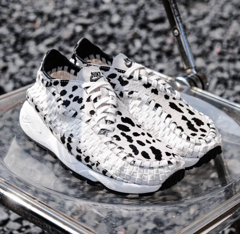 NIKE FOOTSCAPE WOVEN “Sail and Black” 乳牛 編織