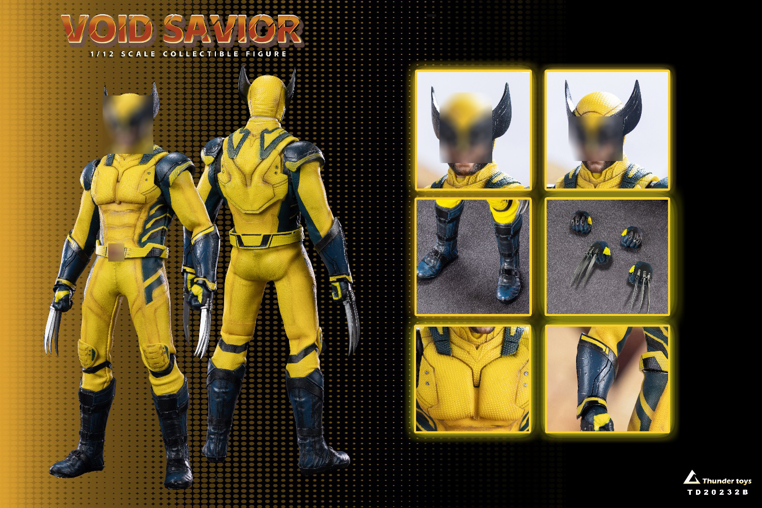 (Pre-Order) Thunder Toys  1/12 Void Savior (Yellow) Action Figure TD20232B