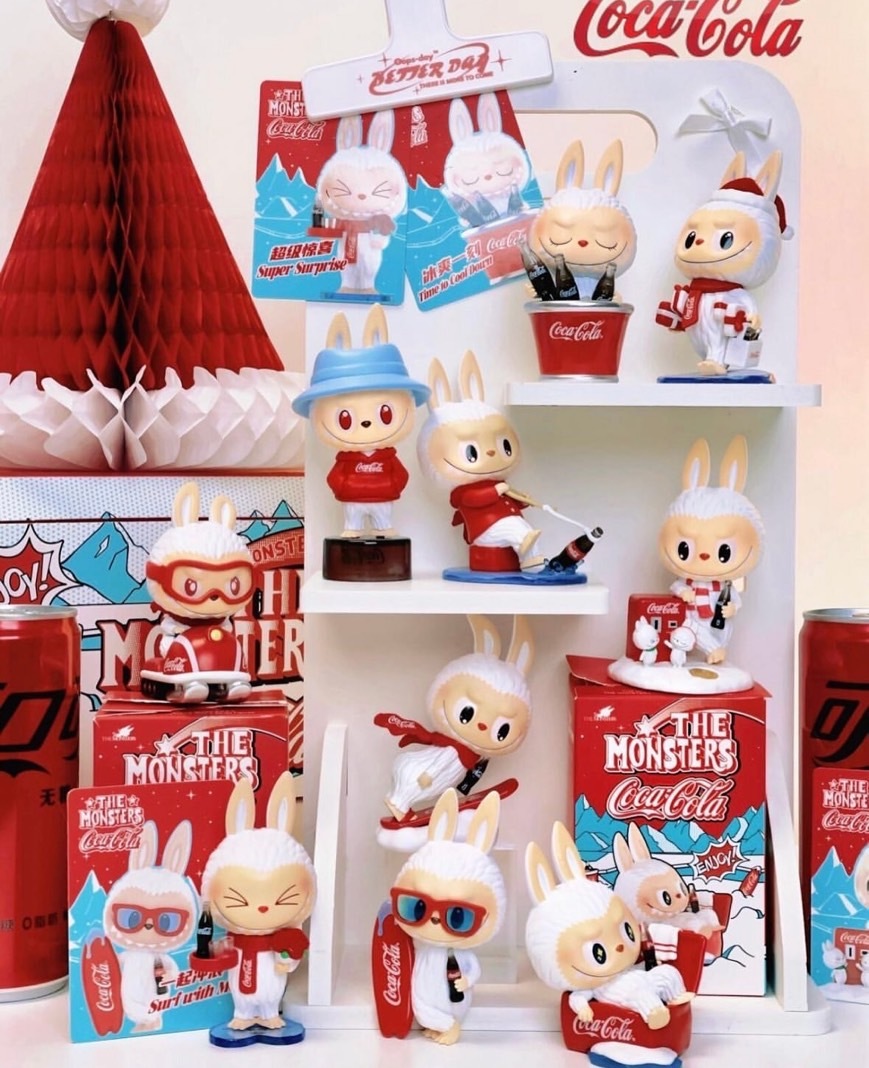 POPMART 泡泡瑪特 THE MONSTERS Labubu 可口可樂系列 雪人 公仔 盲盒 共10款+1款隱藏版