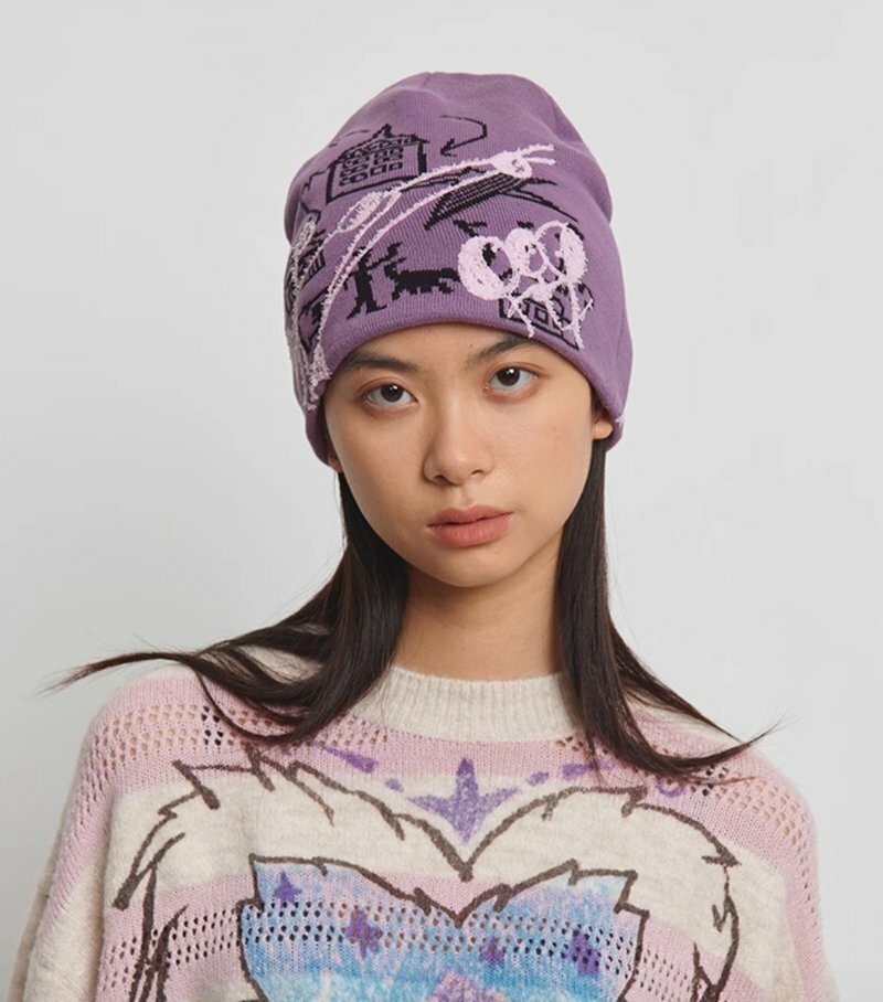 CONP 怪誕小鎮針織帽