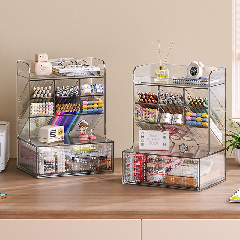 《5291》桌面透明抽屜式收納盒