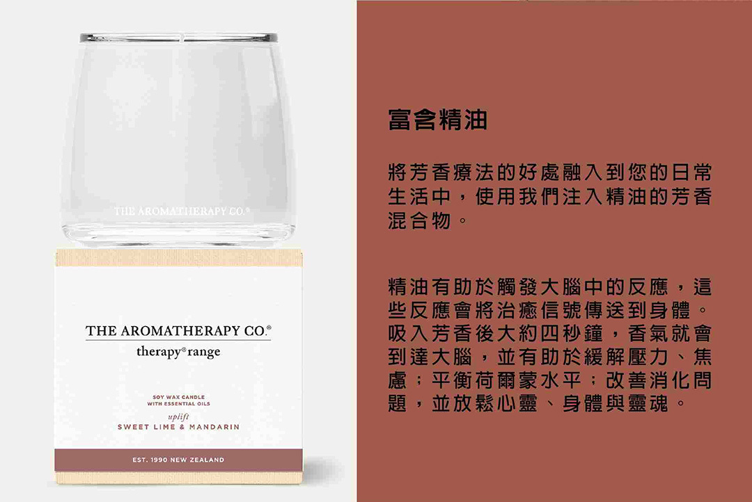 The Aromatherapy Co.｜THE香氛蠟燭 - 甜橙與柑橘 260G