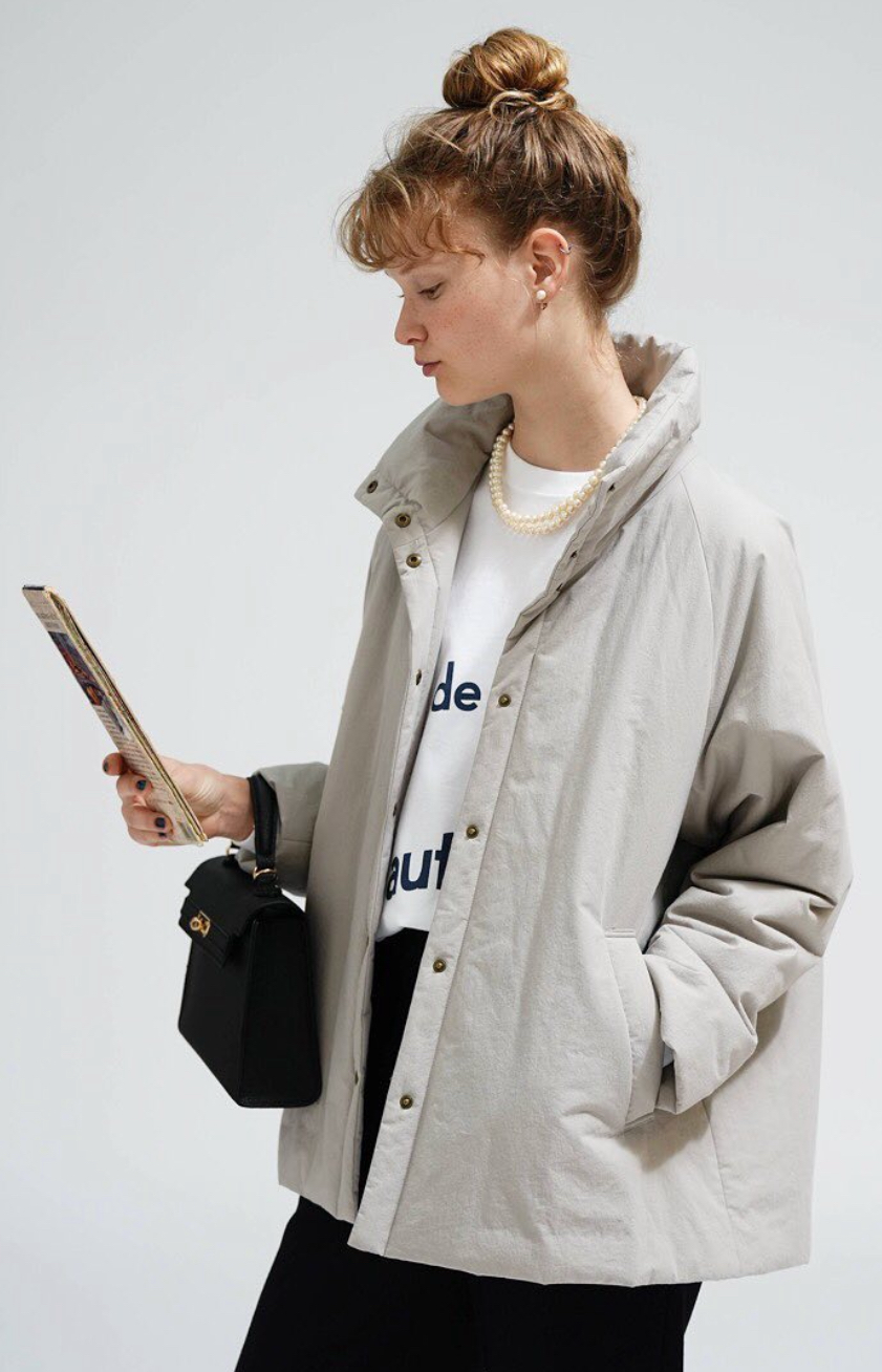 法式極輕量中長版外套