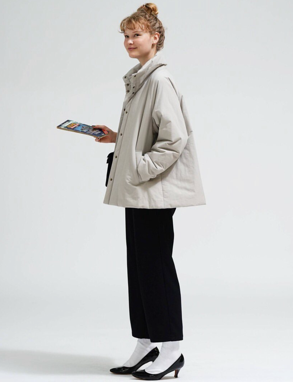 法式極輕量中長版外套