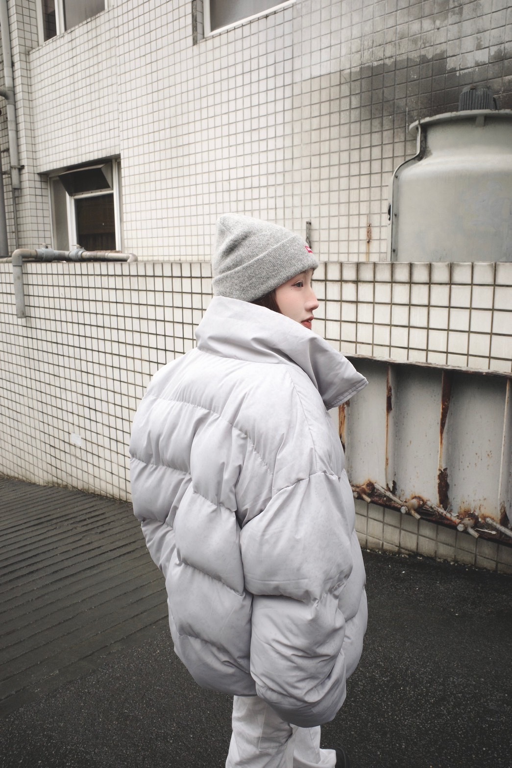 <快速出貨>☁️ 一代保暖羽絨外套 (深灰/淺灰/淺藍/粉紫/黑色)