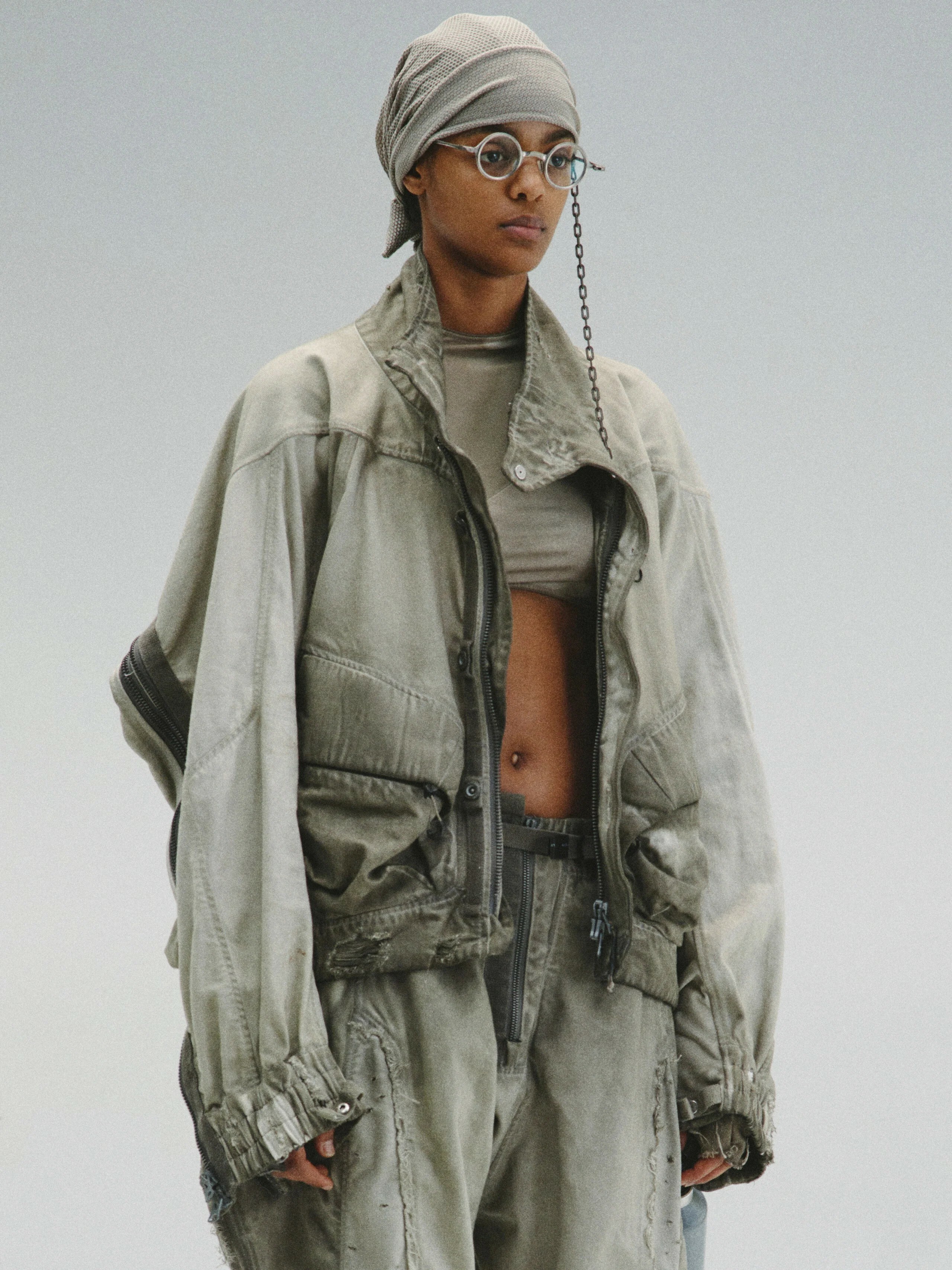 【Focus Store】 Hamcus FW24 DUSZEN SHADOW BROKER / FREEPERSON'S HOODED JACKET 丹寧連帽外套 TM01024-4(GM)