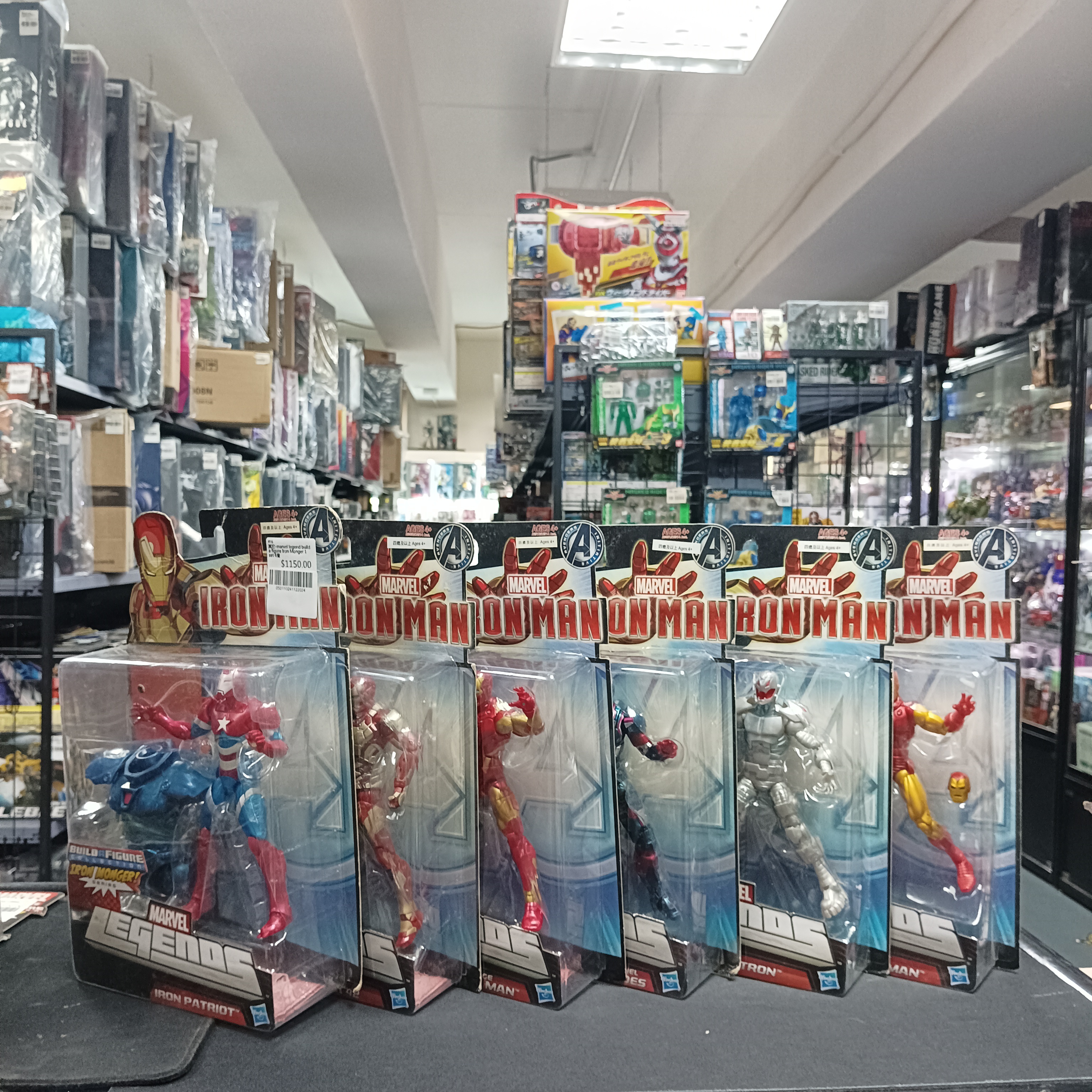 寄賣-其它-marvel legend build a figure Iron Monger 1 set 6隻