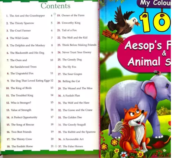 101 Aesop Fables & Animal Stories (Hardcover)