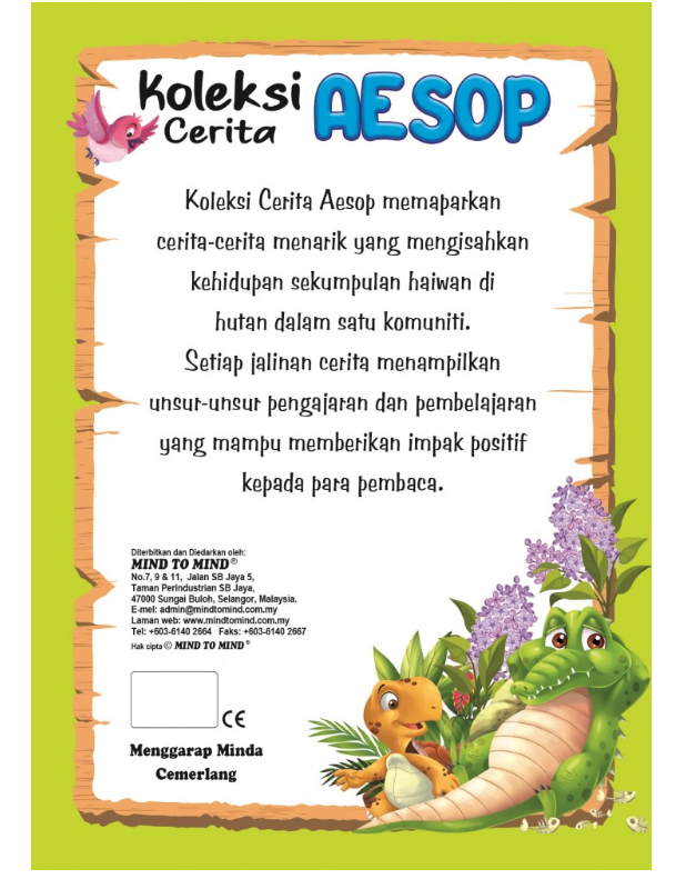 Koleksi Cerita Aesop 60 Cerita Popular (Hardcover)
