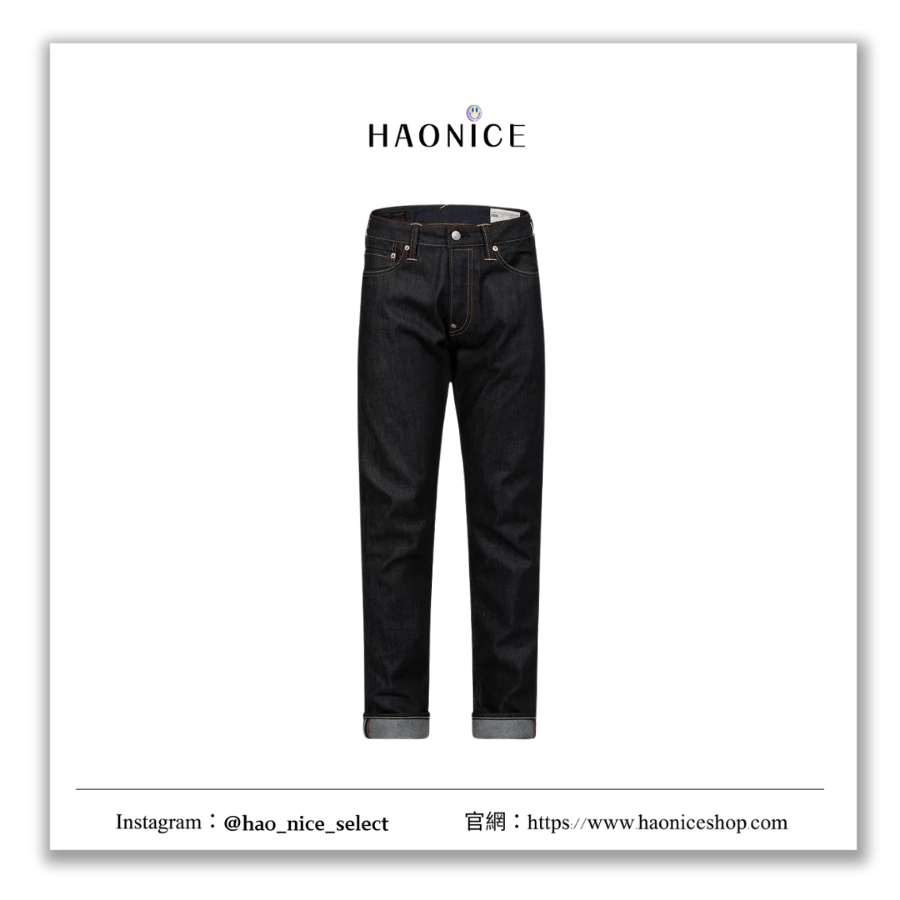 【NICE 歐美日韓代購】100%日本大阪正品 山根英彥EVISU 福神🇯🇵經典雙撞色logo窄口牛仔褲 街頭