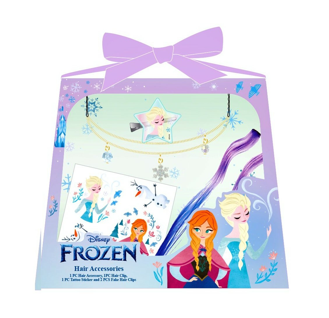 迪士尼魔雪奇緣|兒童髮飾 刺青貼紙套裝
