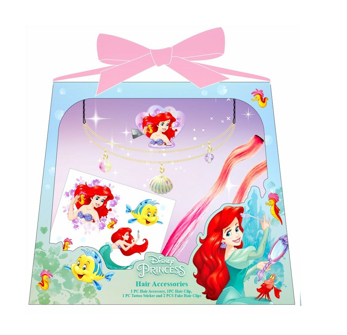迪士尼公主|兒童髮飾 刺青貼紙套裝