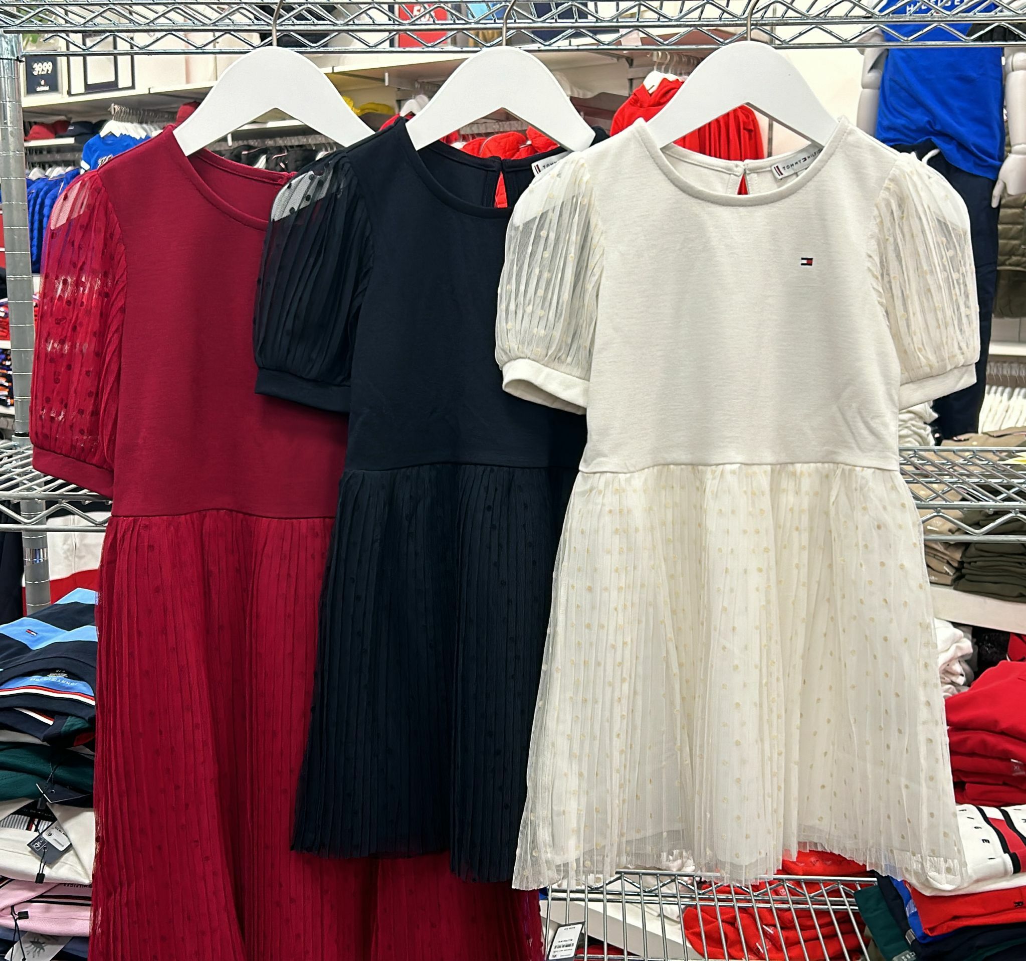 【現貨】Tommy Hilfiger L112272 女童短袖紗紗裙