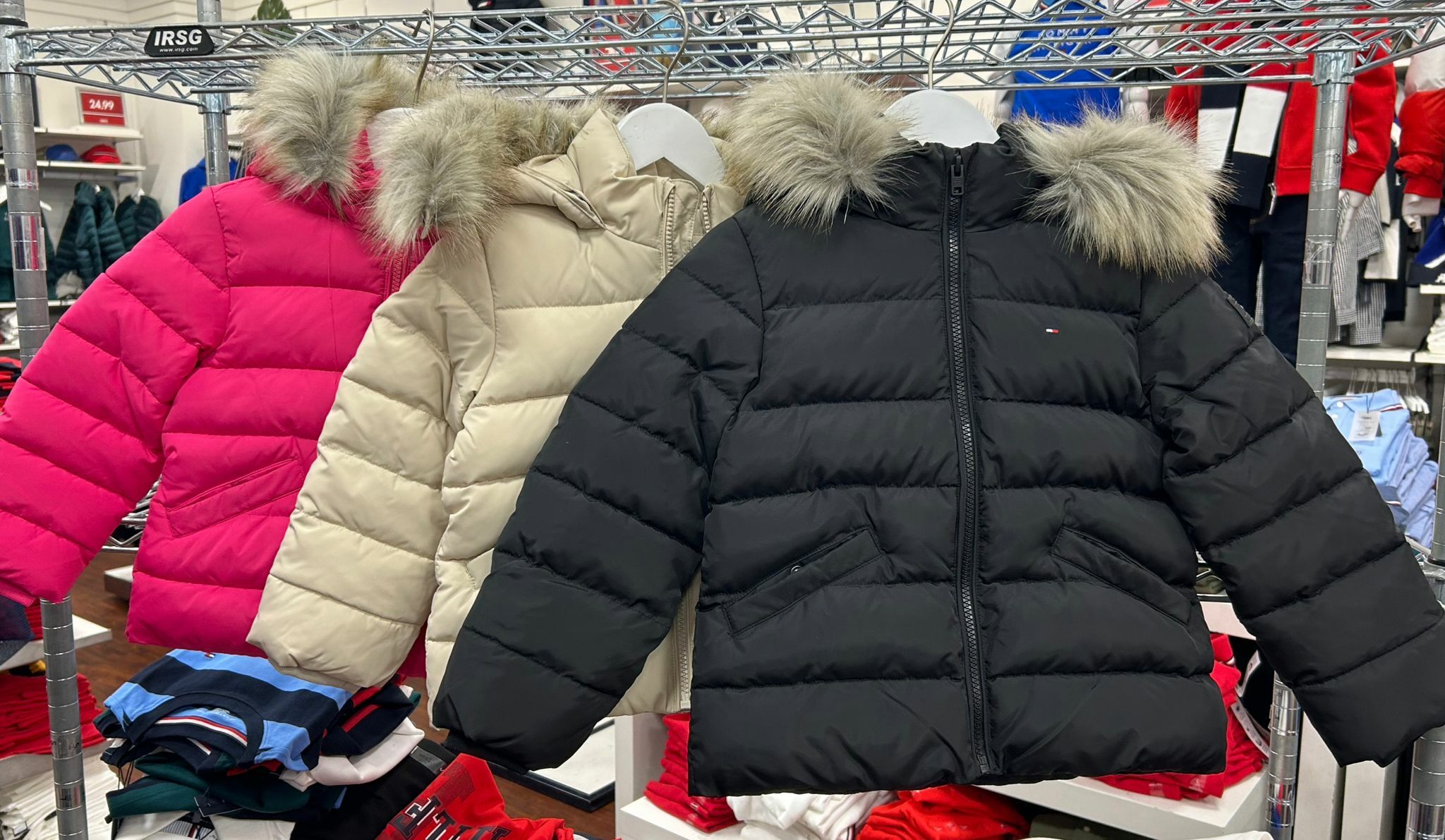 【現貨】Tommy Hilfiger L112274 女童夾棉外套